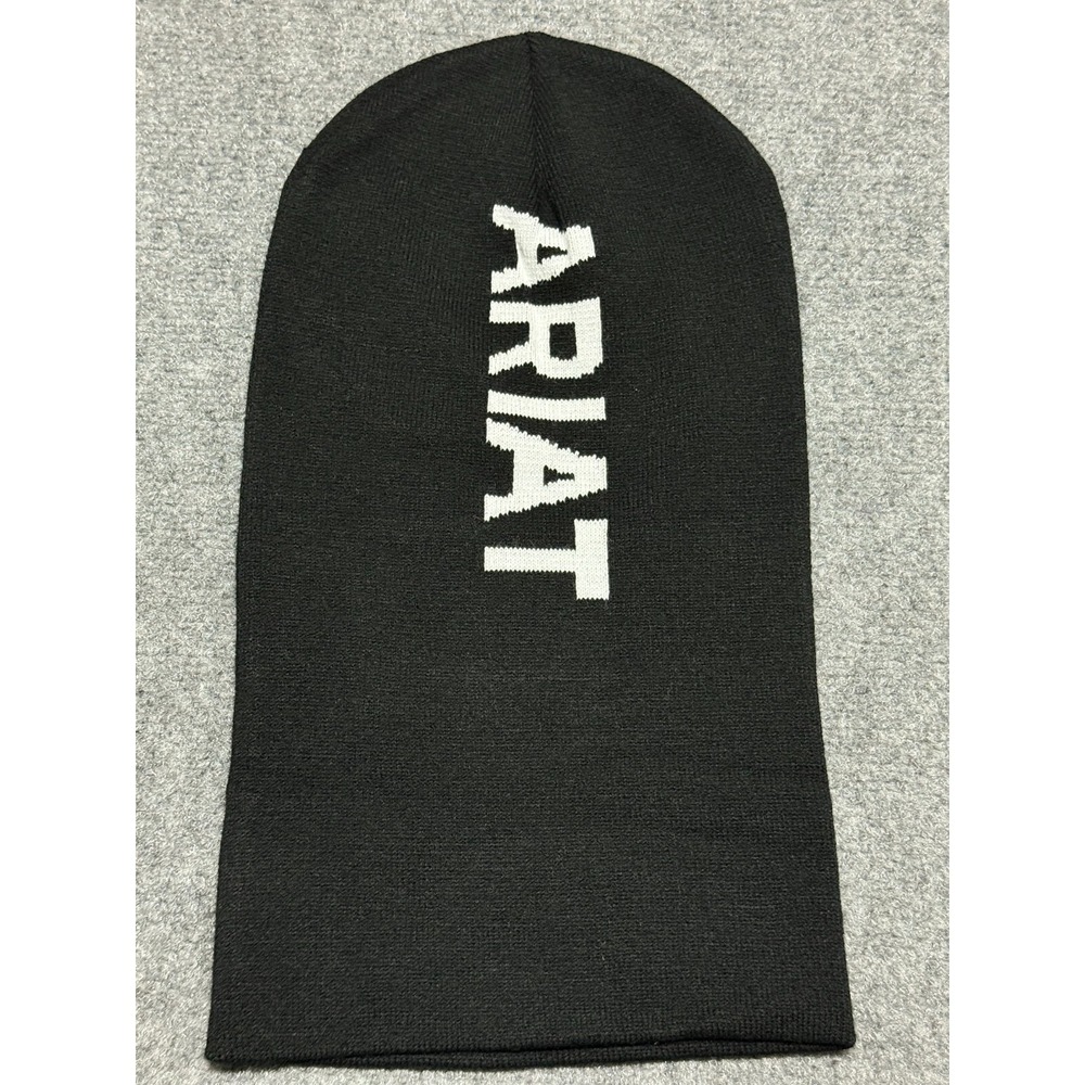 Ariat Balaclava Face Mask Black Warm Ski Head Workwear Hat Cap Outdoors